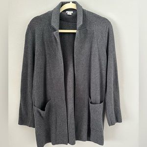 Charcoal JCrew Sweater Blazer